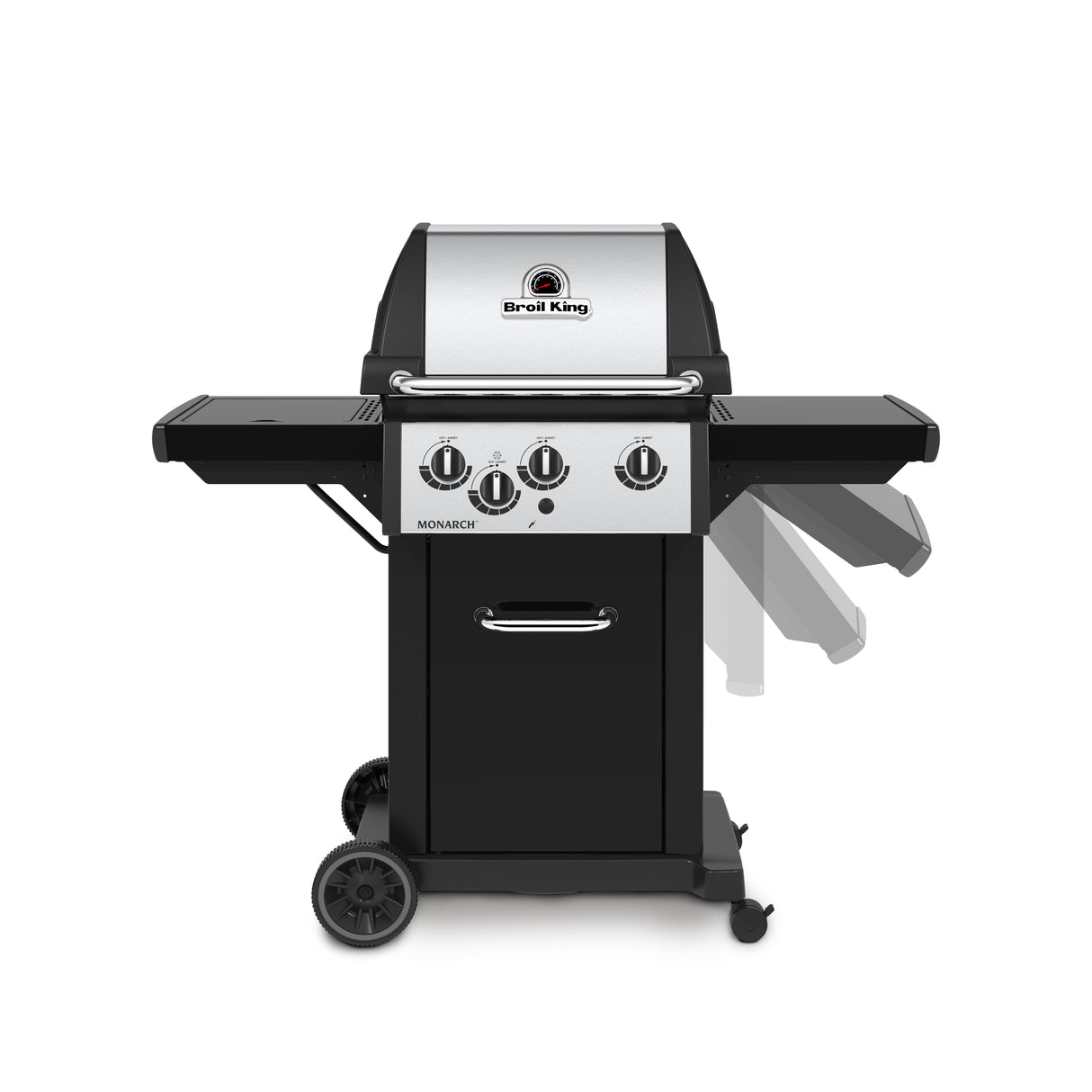 Broil King Monarch 340 3-Burner Freestanding Grill with Side Burner - BK834267