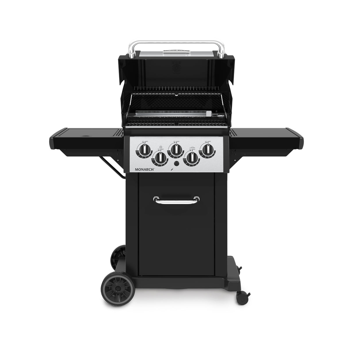 Broil King Monarch 390 3-Burner Freestanding Gas Grill with Side & Rotisserie Burners - BK834287