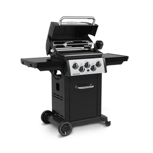 Broil King Monarch 390 3-Burner Freestanding Gas Grill with Side & Rotisserie Burners - BK834287