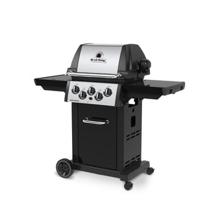 Broil King Monarch 390 3-Burner Freestanding Gas Grill with Side & Rotisserie Burners - BK834287