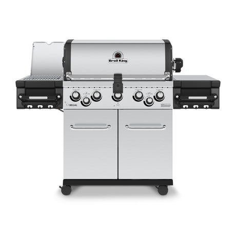 Broil King Regal S 590 Pro 5-Burner Gas Grill - with Infrared Side Burner & Rotisserie" - BK958947