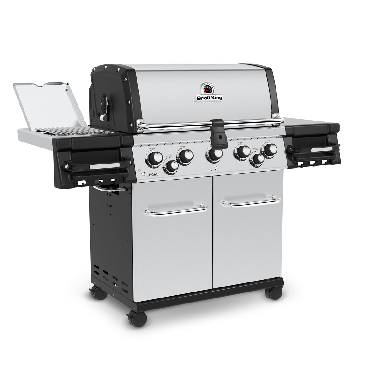 Broil King Regal S 590 Pro 5-Burner Gas Grill - with Infrared Side Burner & Rotisserie" - BK958947