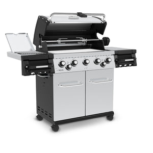 Broil King Regal S 590 Pro 5-Burner Gas Grill - with Infrared Side Burner & Rotisserie" - BK958947