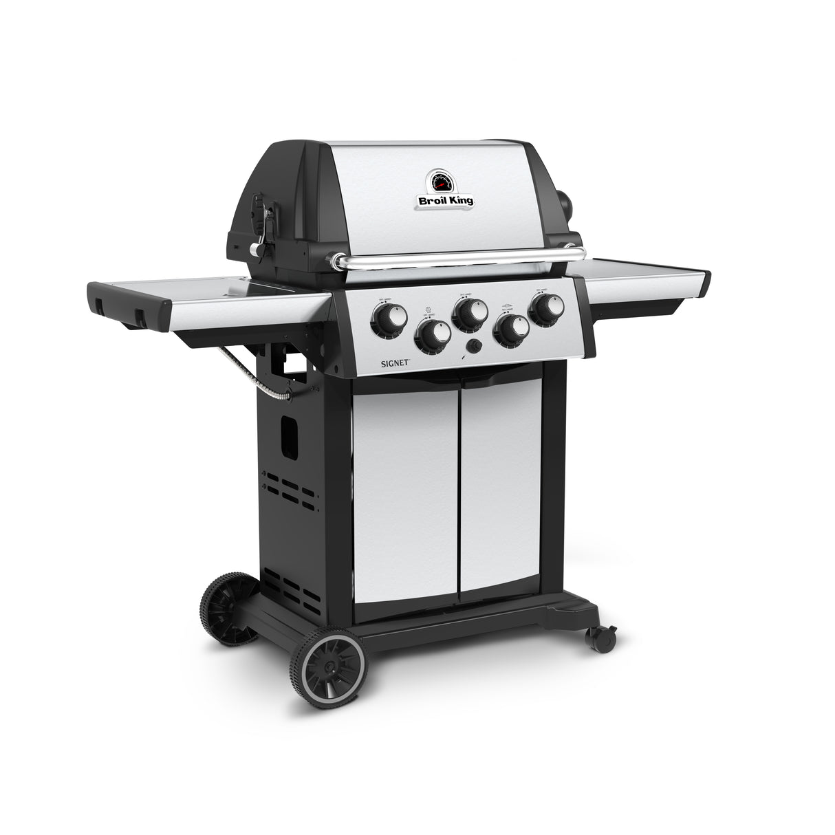 Broil King Signet 390 3-Burner Freestanding Gas Grill - w/ Side & Rotisserie Burners - BK946887