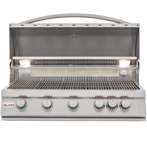 Blaze 40-Inch 5-Burner LTE Gas Grill - Blaze Grills - Rear Burner BLZ-5LTE2-LP