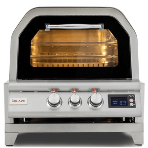 Blaze 26-Inch Gas Outdoor Pizza Oven w/Rotisserie BLZ-26-PZOVN-NG + BLZ-26-PZOVN-TBL