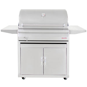 Blaze 32-Inch Charcoal Grill, Built-In, Stainless Steel - BLZ-4-CHAR BLZ-4-CHAR + BLZ-4-CART-SC