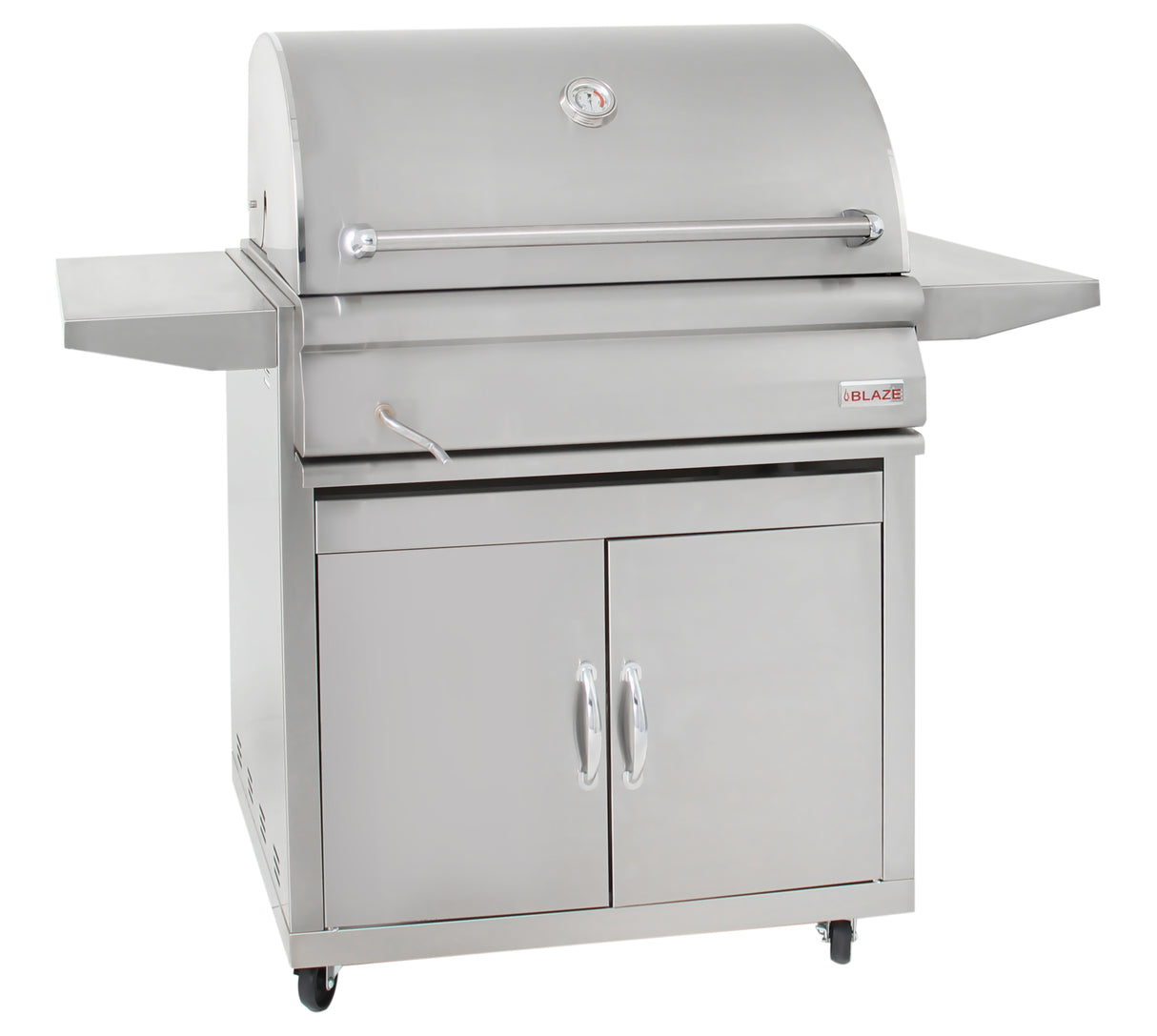 Blaze 32-Inch Charcoal Grill, Built-In, Stainless Steel - BLZ-4-CHAR BLZ-4-CHAR