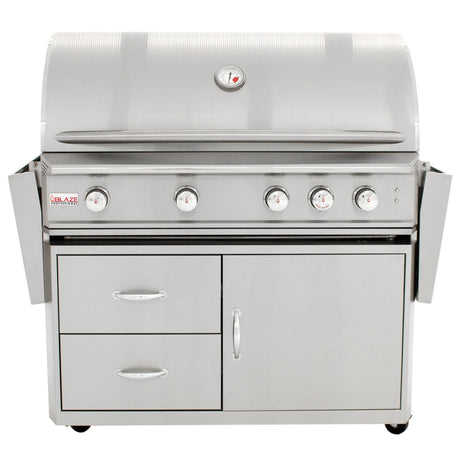 Blaze Professional LUX 44-Inch 4-Burner Gas Grill BLZ-4PRO-LP + BLZ-4PRO-CART-LTSC