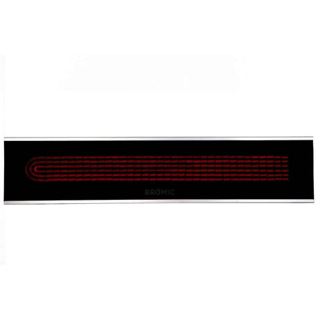 Bromic Heating Platinum Smart-Heat Series II 2300W Electric Patio Heater - Black Front View