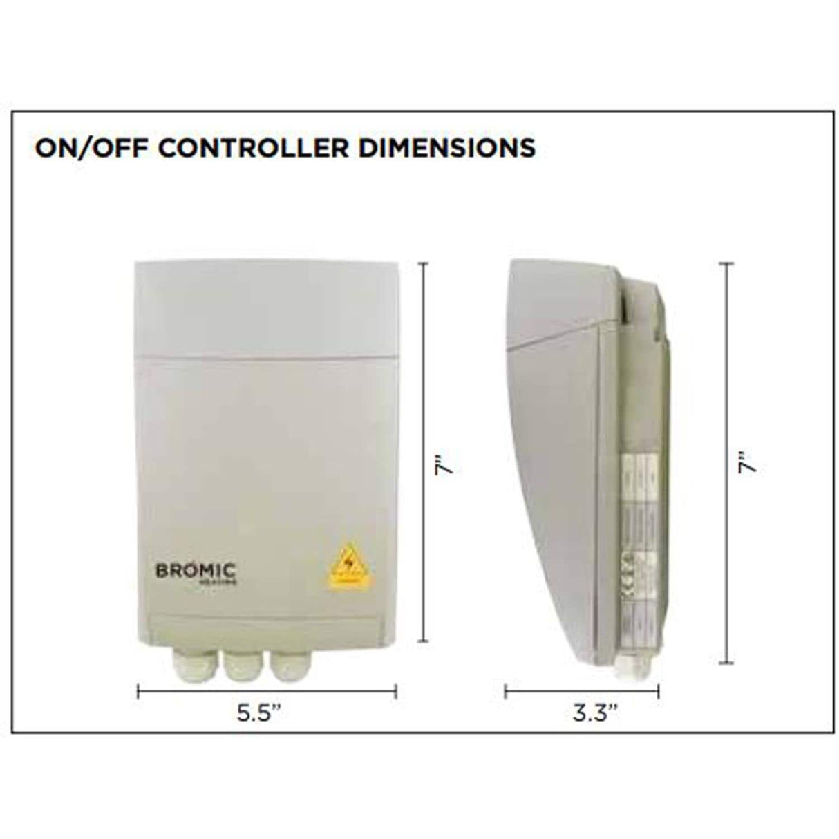 Bromic Heating Wireless On/Off Controller - Spec