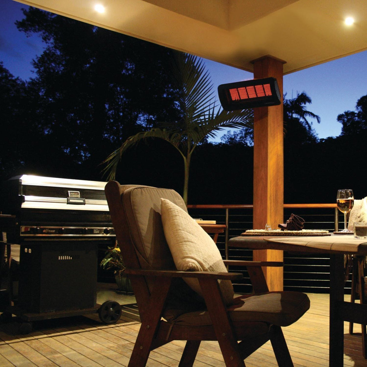 Bromic Tungsten 500 Smart-Heat Patio Heater - Residential Patio View