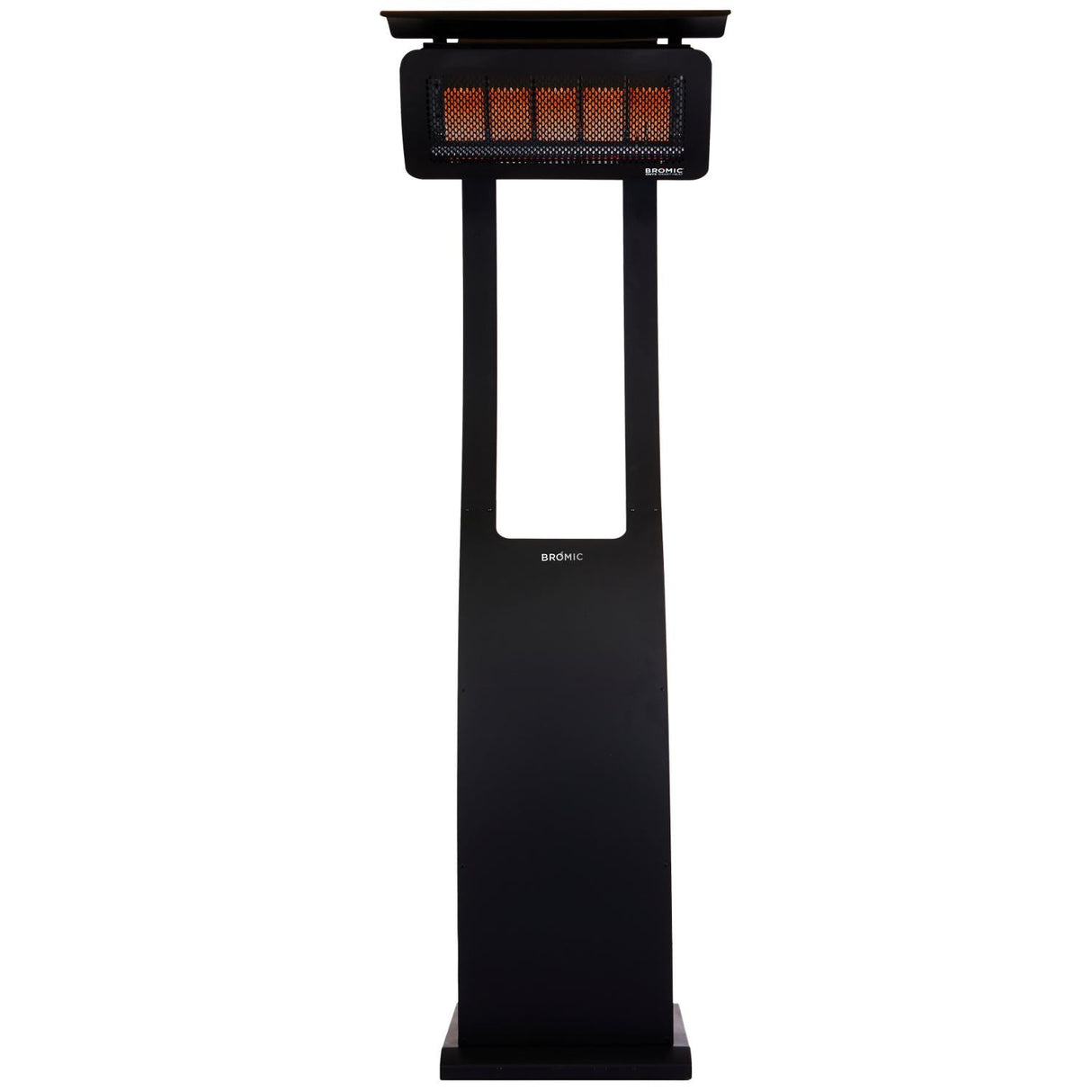 Bromic Tungsten Smart-Heat Portable Gas Patio Heater - Black - Front View