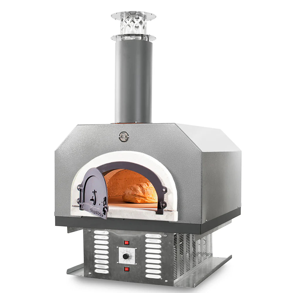 Chicago Brick Oven CBO-750 Hybrid Gas & Wood Fired Countertop Residential Pizza Oven CBO-O-CT-750-HYB-NG-SV-R-3K