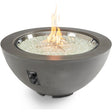 The Outdoor GreatRoom Company Cove 30-Inch Round Gas Fire Pit Bowl - CV-30MM - Midnight Mist