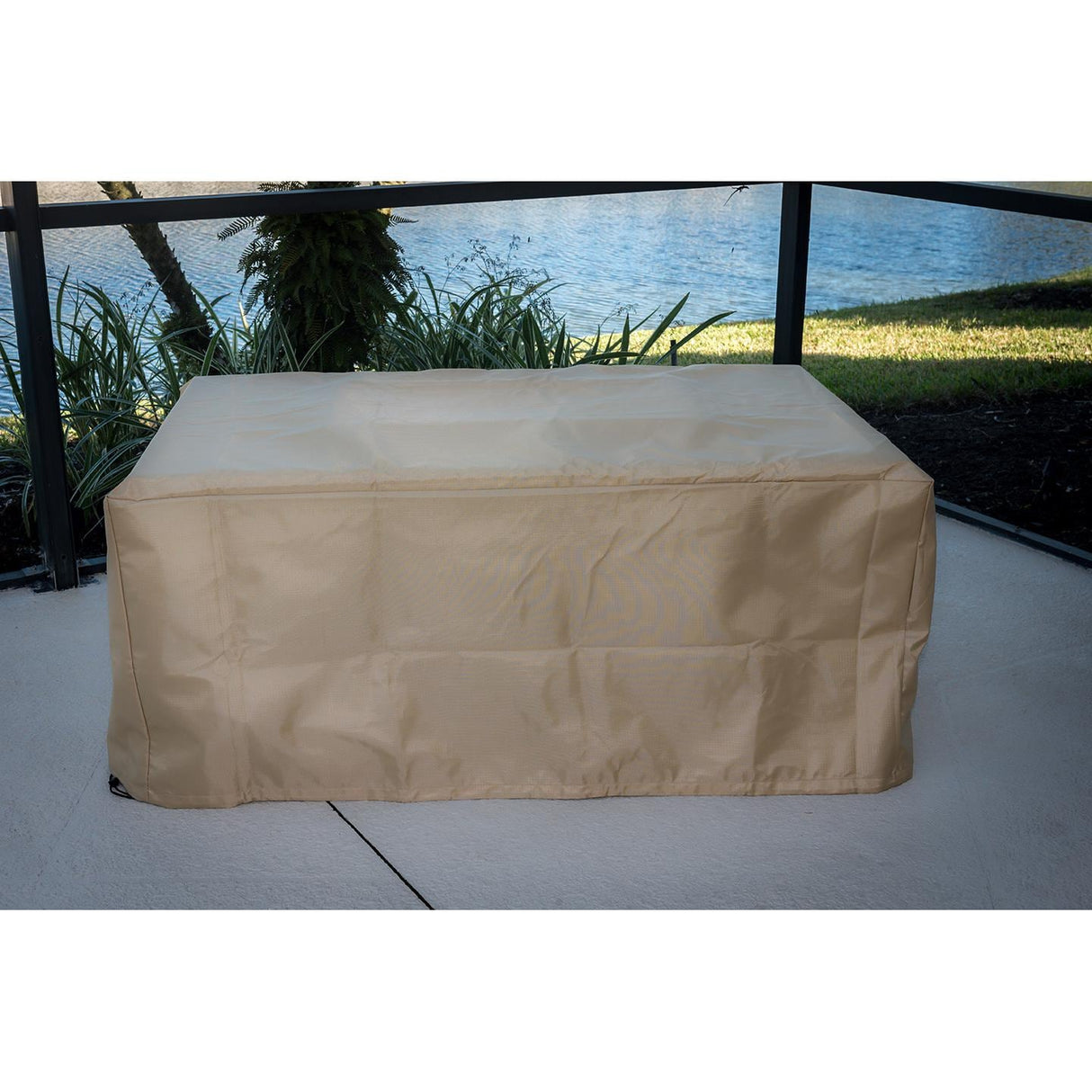 Outdoor GreatRoom Company Fire Pit Table Cover - CVR5132 - Front View
