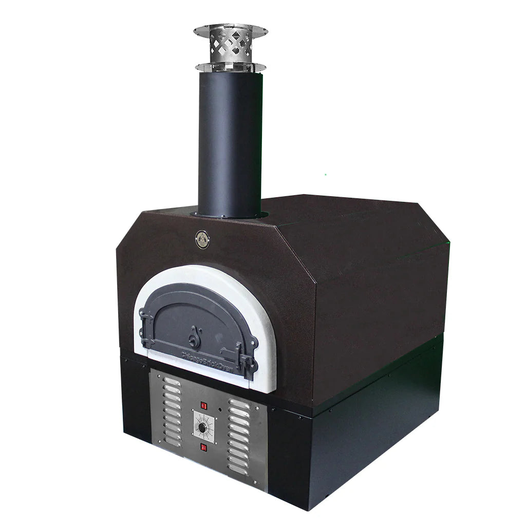 Chicago Brick Oven CBO-750 Hybrid Gas & Wood Fired Countertop Residential Pizza Oven CBO-O-CT-750-HYB-NG-CV-R-3K