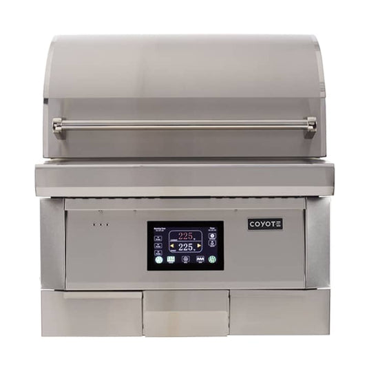 Coyote 28-Inch Pellet Grill with Digital Control - Stainless Steel