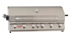 Bull Diablo 46-Inch 6-Burner Built-In Gas Grill with Infrared Rotisserie - 62649