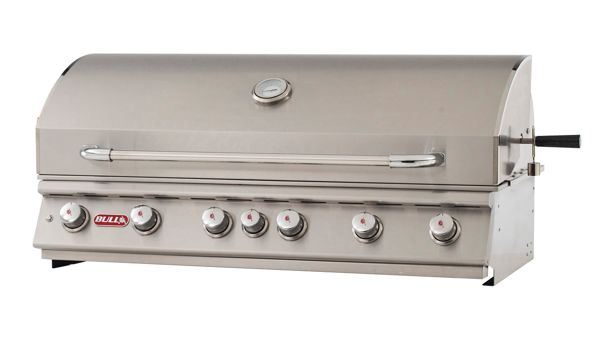 Bull Diablo 46-Inch 6-Burner Built-In Gas Grill with Infrared Rotisserie - 62649