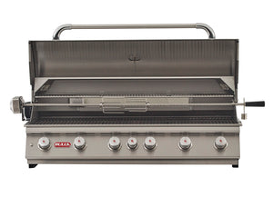 Bull Diablo 46-Inch 6-Burner Built-In Gas Grill with Infrared Rotisserie - 62649