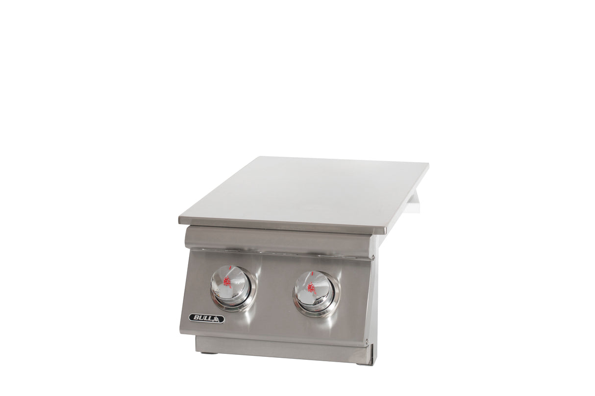 Bull Built-In Gas Double Side Burner w/Stainless Steel Lid - 30009