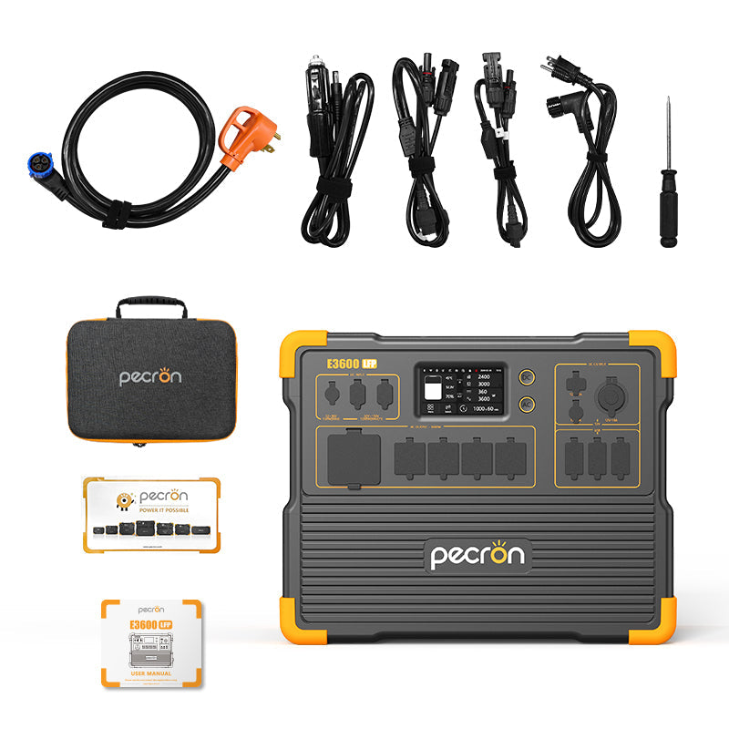 Pecron E3600 LFP Portable Power Station 3600W 3072Wh E3600LFP