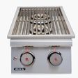 Bull Elite Double Side Burner - 304 Stainless Steel - 40009 - 40009