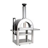 Forno Venetzia Pronto 500 33-Inch Freestanding Outdoor Wood-Fired Pizza Oven - Copper - FVP500C - Angled View