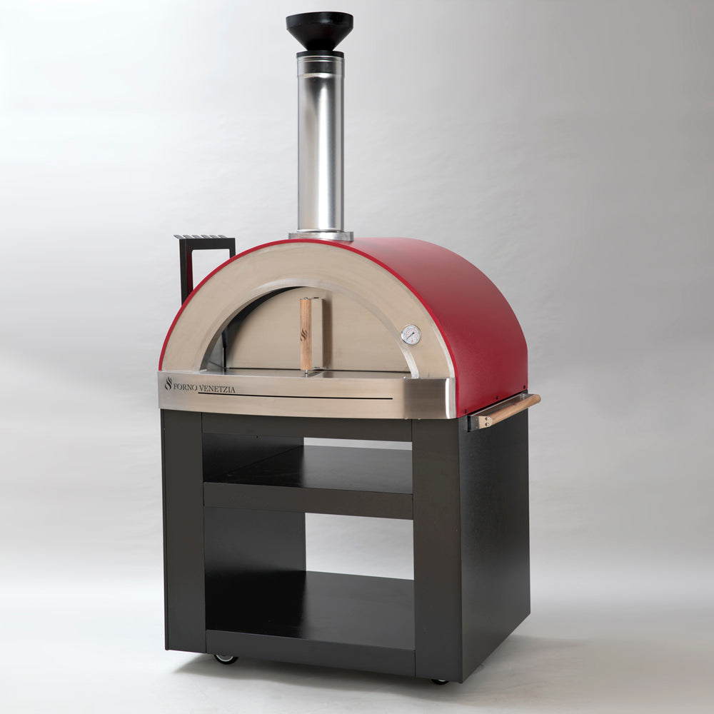 Forno Venetzia Torino 300 Wood Burning Pizza Oven - Red