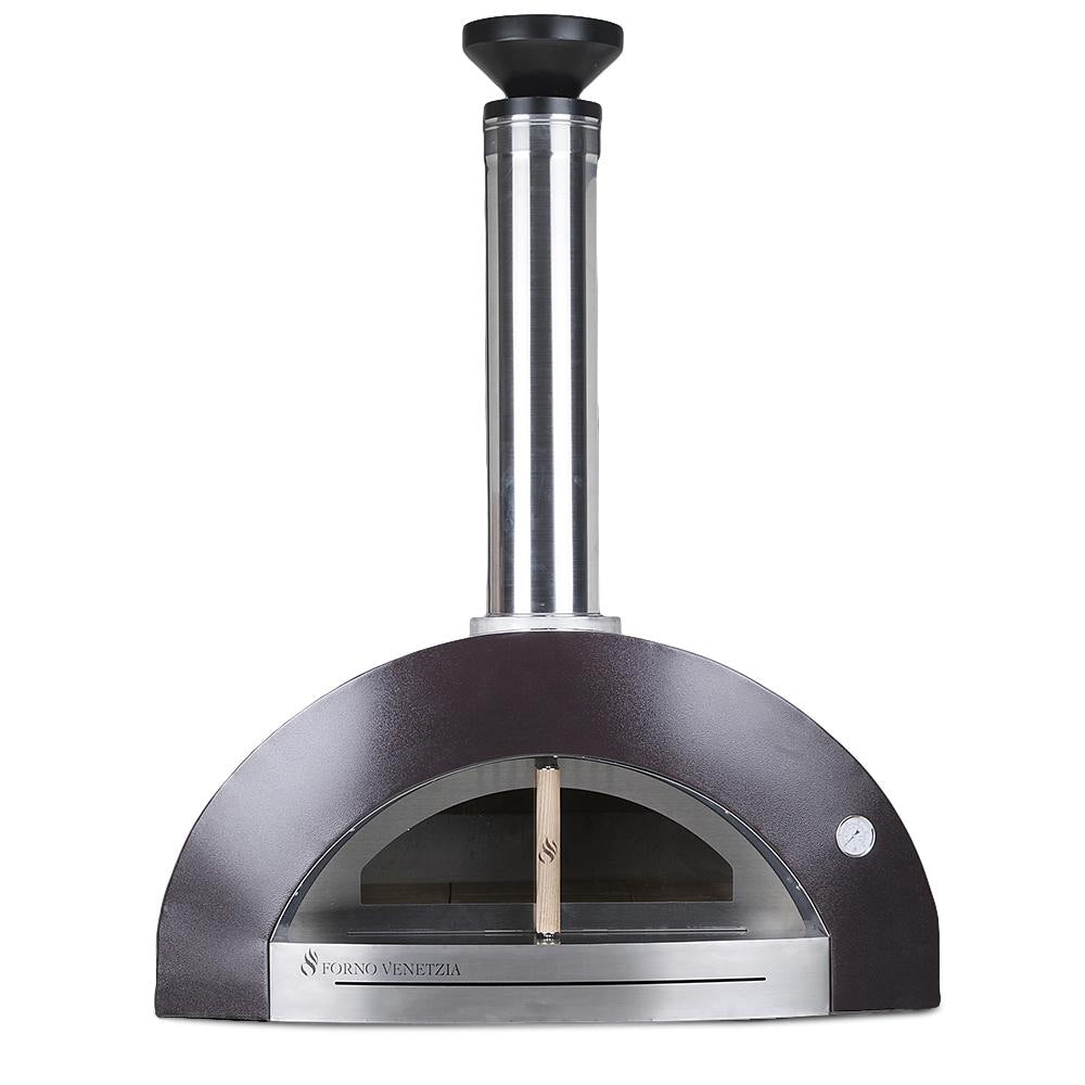 Forno Venetzia Bellagio 200 44-Inch Countertop Outdoor Wood-Fired Pizza Oven - Front View
