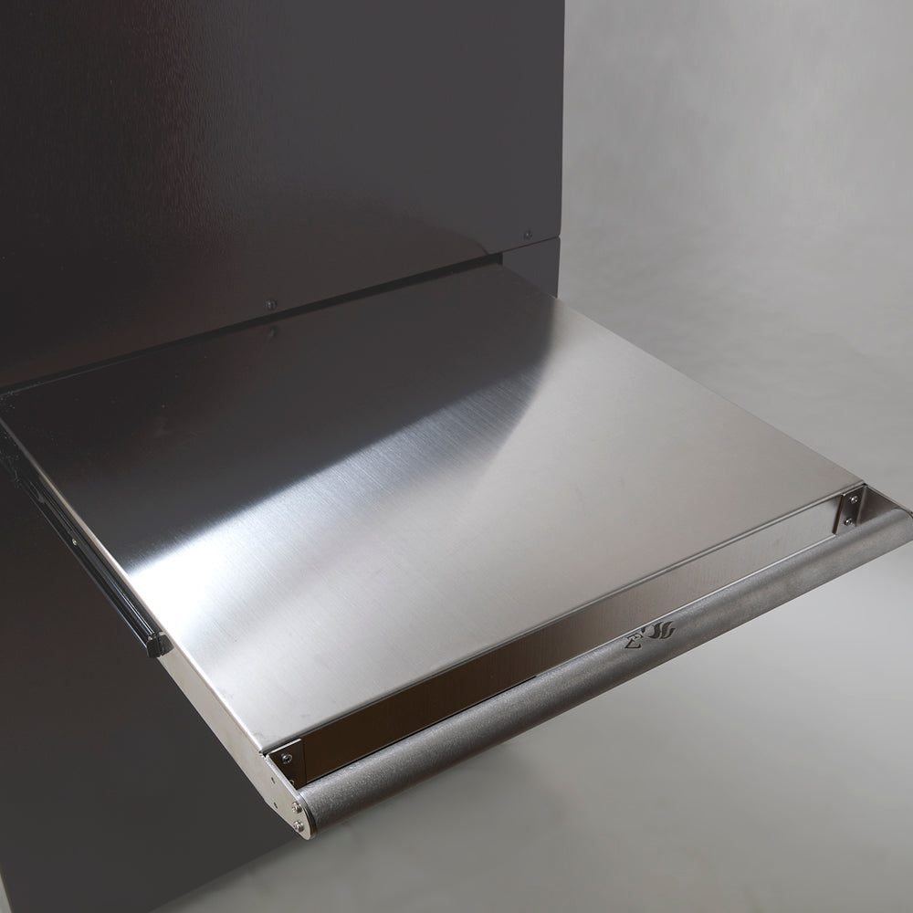 Forno Venetzia Bellagio 500  - Pulled Out Side Shelves - FlameOutdoors