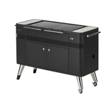 Everdure HUB™ 54-Inch Charcoal Grill with Rotisserie & Electronic Ignition, Matte Black HBCE2BBUS