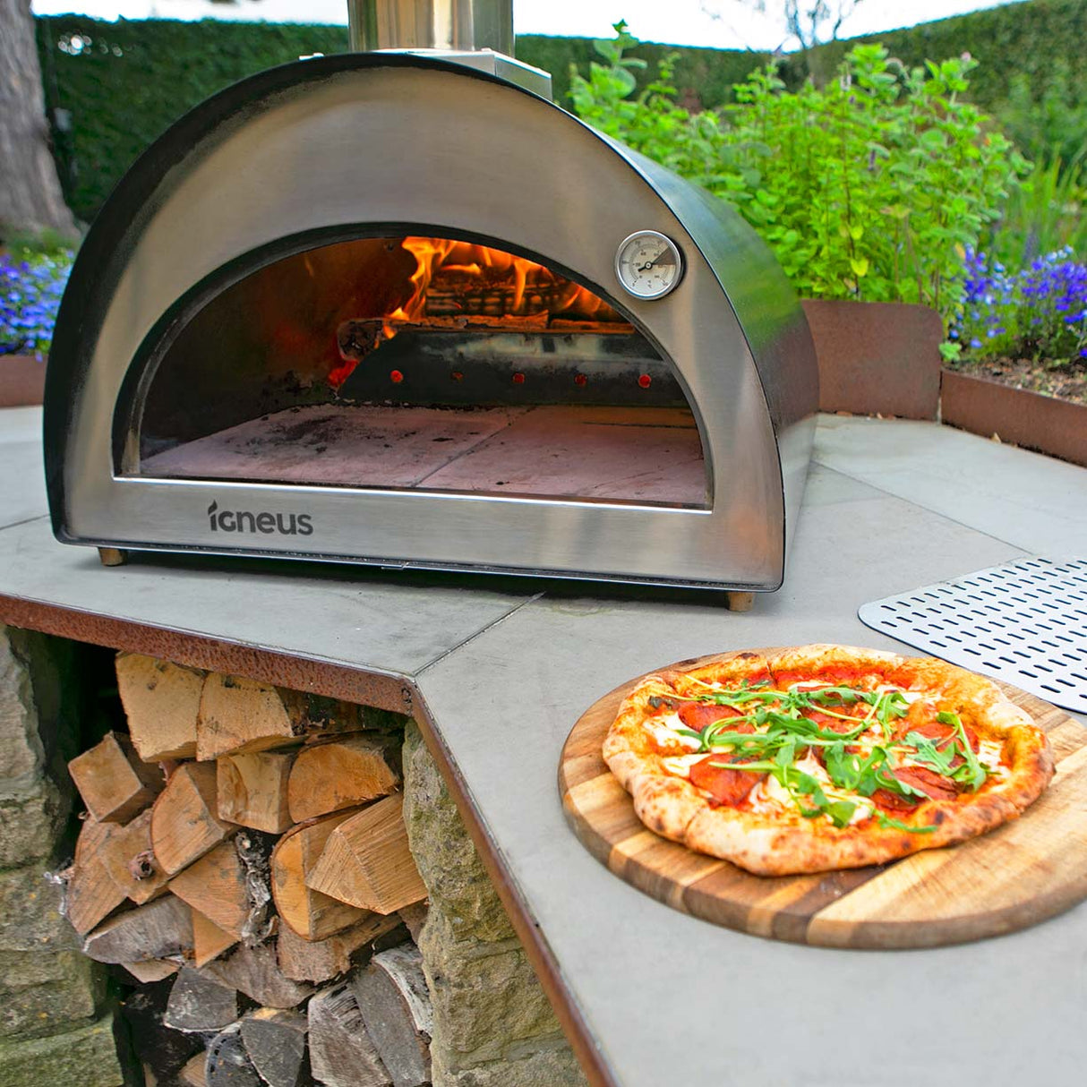 Igneus Classico Wood Fired Pizza Oven Bundle 6392-2