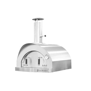 La Piazza Piccolo 33" Wood Fired Pizza Oven - Stainless Steel