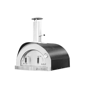 La Piazza Piccolo 33" Wood Fired Pizza Oven - Black - Countertop 