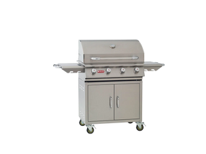 Bull Outlaw 30-Inch 4-Burner Built-In Gas Grill - Stainless Steel - 26039