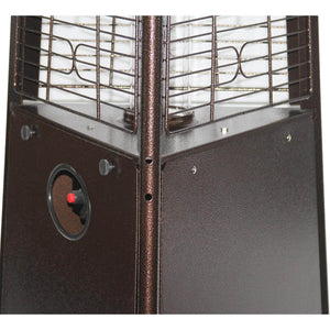 RADtec Allure Series Propane Pyramid Flame Patio Heater - Antique Bronze - PYR-ABP - Ignition