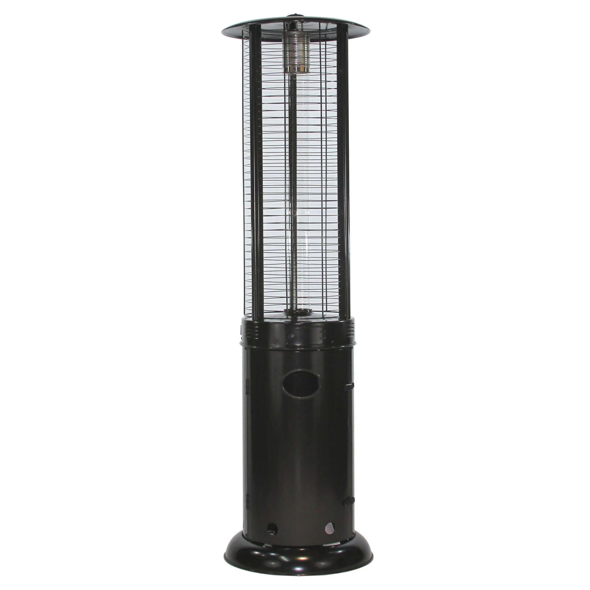 RADtec 80-Inch Ellipse Flame Propane Patio Heater - Black - 80-LLP-PT-HTR