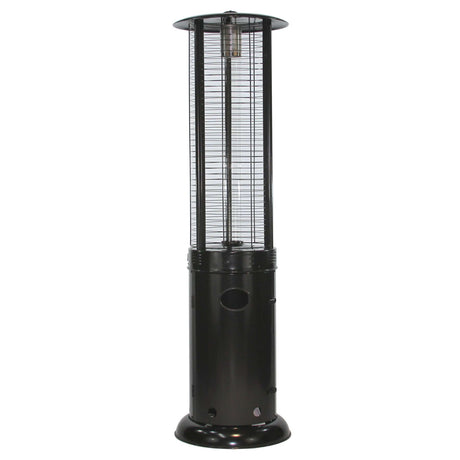 RADtec 80-Inch Ellipse Flame Propane Patio Heater - Black - 80-LLP-PT-HTR