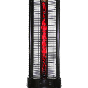 RADtec 80-Inch Ellipse Flame Propane Patio Heater - Black - 80-LLP-PT-HTR