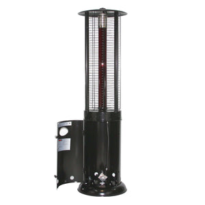 RADtec 80-Inch Ellipse Flame Propane Patio Heater - Black - 80-LLP-PT-HTR