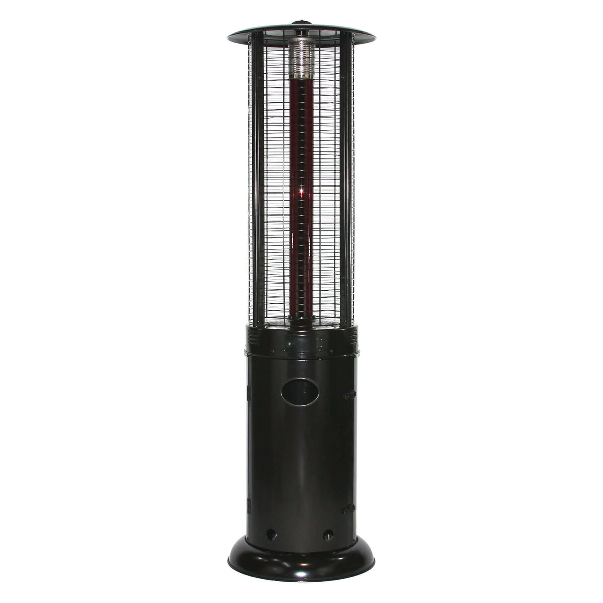 RADtec 80-Inch Ellipse Flame Propane Patio Heater - Black - 80-ELL-FLM-HT