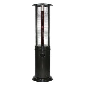 RADtec 80-Inch Ellipse Flame Propane Patio Heater - Black - 80-ELL-FLM-HT