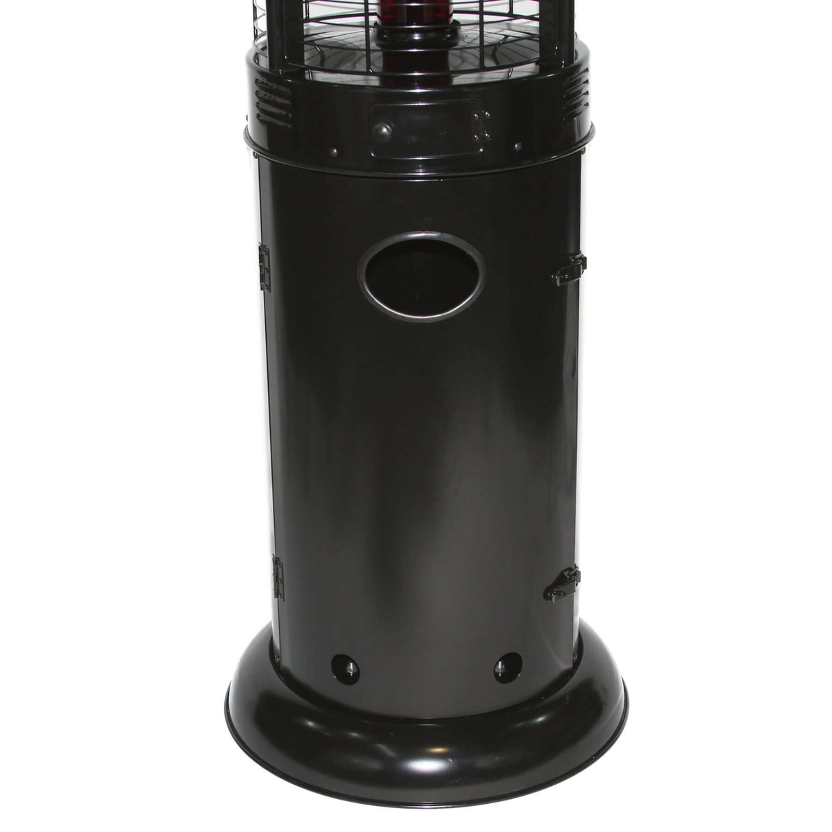 RADtec 80-Inch Ellipse Flame Propane Patio Heater - Black - 80-LLP-PT-HTR