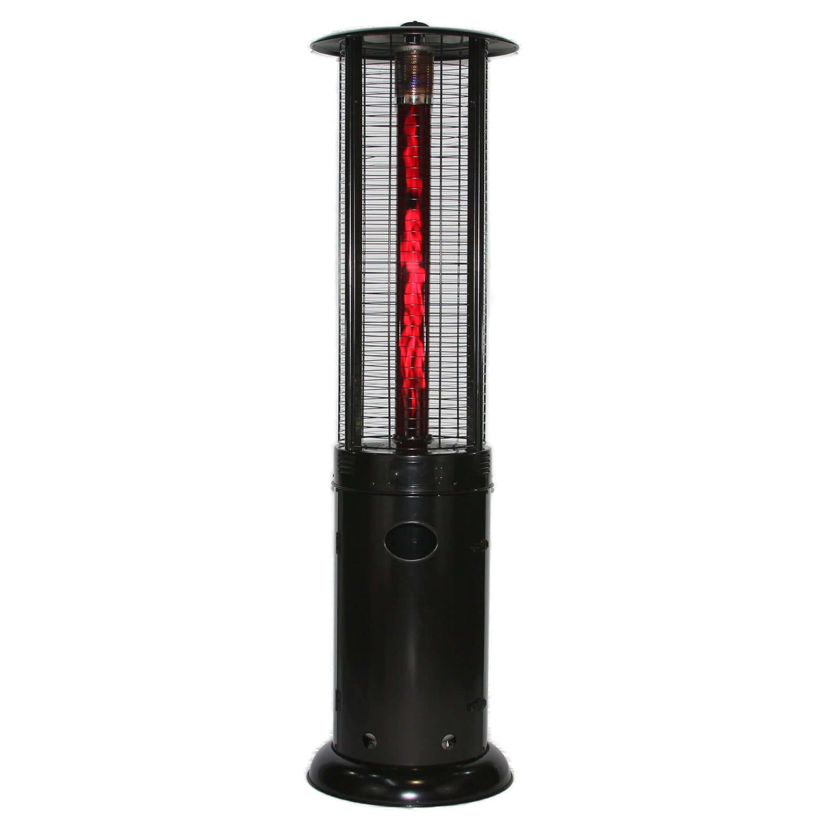 RADtec 80-Inch Ellipse Flame Propane Patio Heater - Black - 80-LLP-PT-HTR