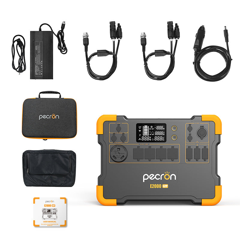 PECRON E2000LFP Portable Power Station | 2000W 1920Wh Expandable E2000 LFP