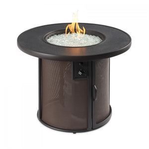 The Outdoor GreatRoom Company Stonefire Fire Pit w/Dora Brown Base - SF-32-K - Front View 
