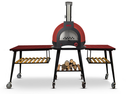 WPPO Infinity 50-Inch Hybrid Wood/Gas Pizza Oven - Dual Fuel - WKI50-RR