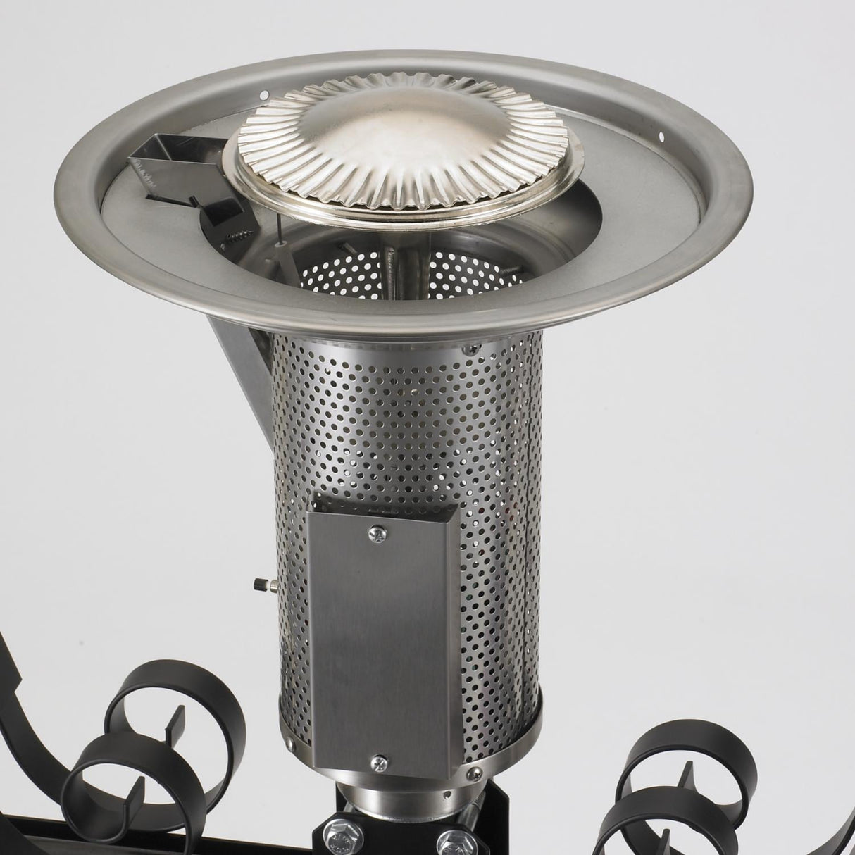 Sunglo 50,000 BTU Natural Gas Post-Mount Patio Heater - Stainless Steel Ignition 